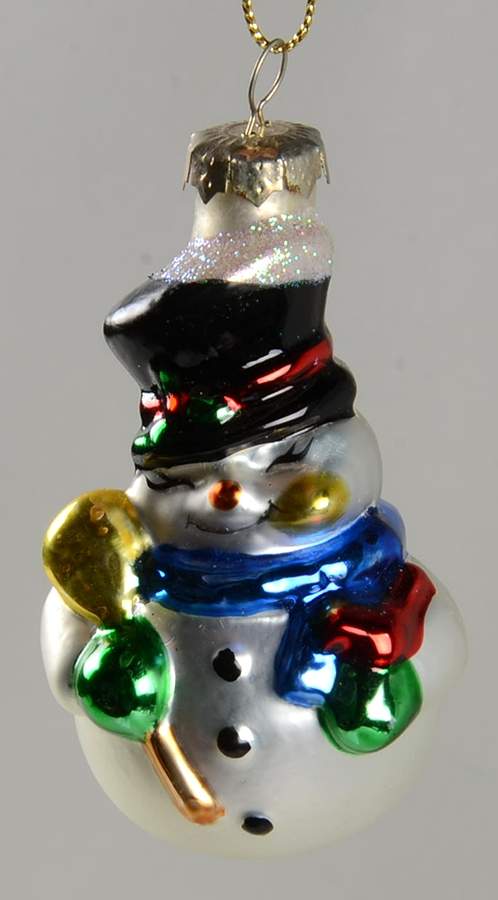 Museum Series Snowman With Broom - No Box by Thomas Pacconi-1