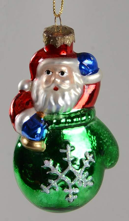 Museum Series Santa In Green Mitten - No Box by Thomas Pacconi-1