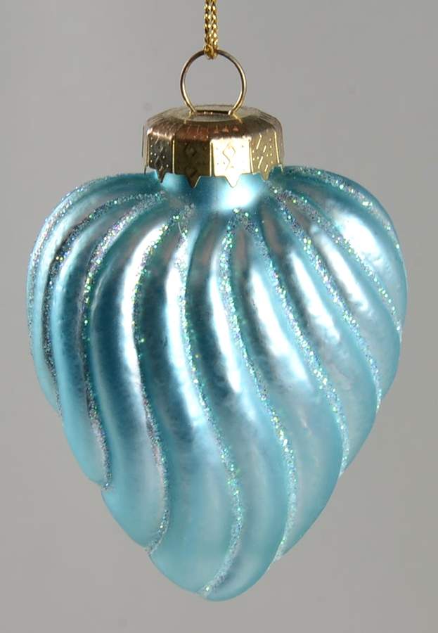 Museum Series Blue Satin Heart - No Box by Thomas Pacconi-1