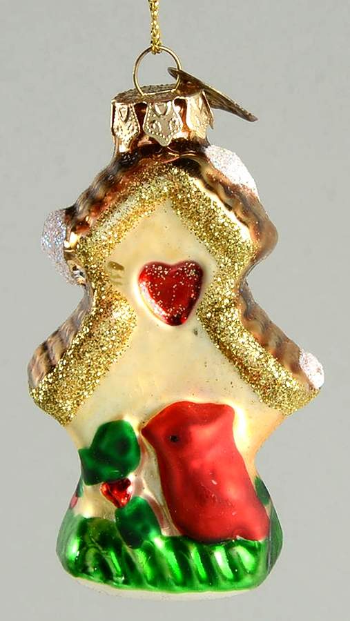 Museum Series Bird House With Red Bird - No Box by Thomas Pacconi-1