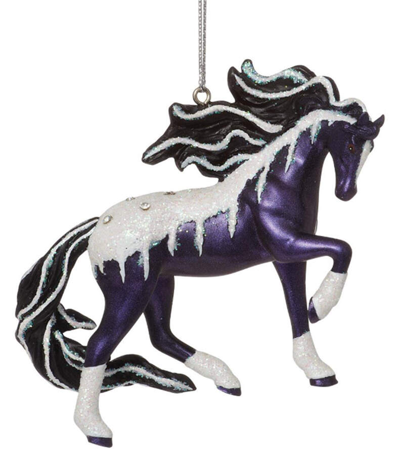 Trail of Painted Ponies Ornaments Frosted Black Magic - Boxed by Trail of Painted Ponies-1