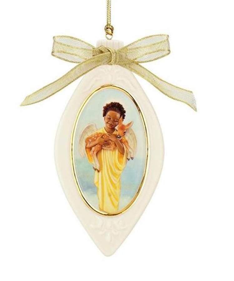 Ebony Visions Porcelain Ornaments Deerly Loved - No Box by Thomas Blackshear-1