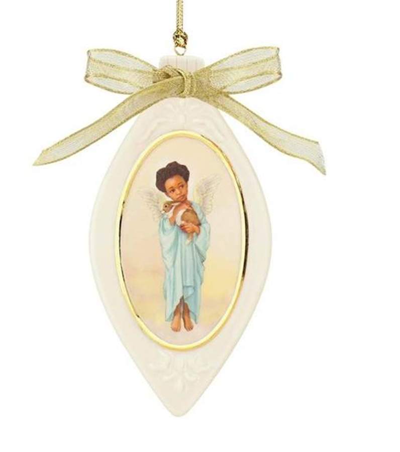 Ebony Visions Porcelain Ornaments Bunny Hug - Boxed by Thomas Blackshear-1