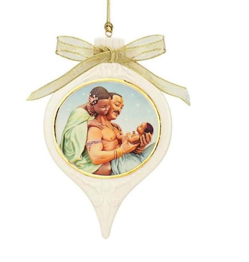 Ebony Visions Porcelain Ornaments The Family - Boxed by Thomas Blackshear-1