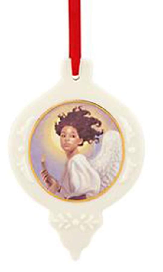 Ebony Visions Porcelain Ornaments Preparing To Sound The Alarm - No Box by Thomas Blackshear-1