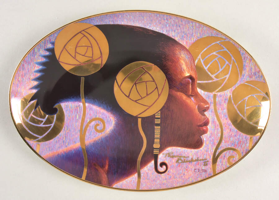 Ebony Visions Plate The Vision Begins - Boxed by Thomas Blackshear-1