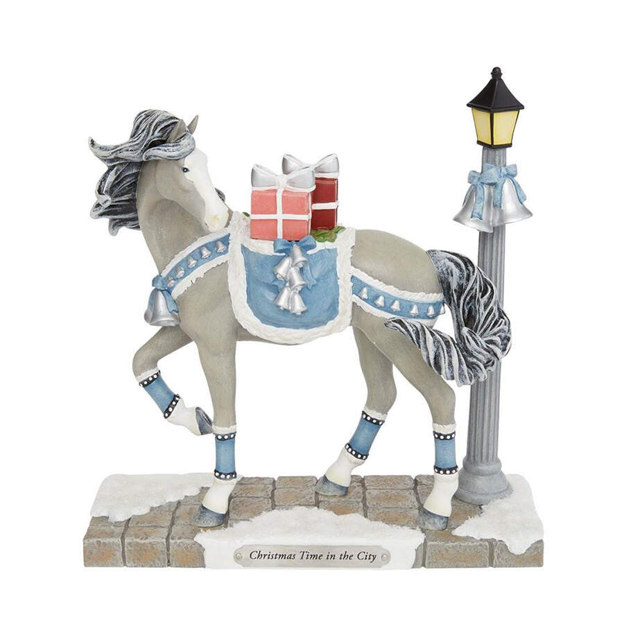 Holiday Ponies Christmas Time In The City - Boxed by Trail of Painted Ponies-1
