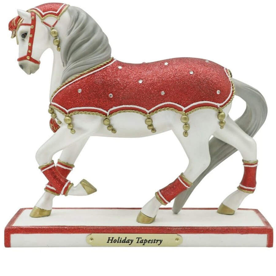 Holiday Ponies Holiday Tapestry - Boxed by Trail of Painted Ponies-1