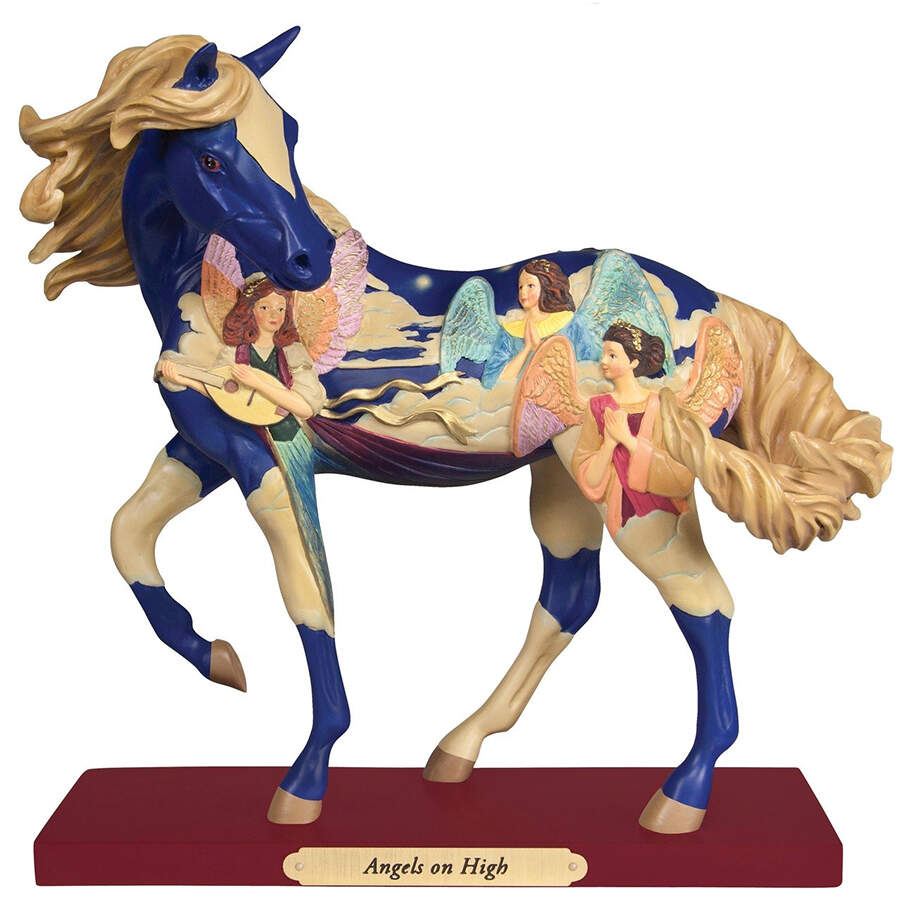 Holiday Ponies Angels On High - No Box by Trail of Painted Ponies-1