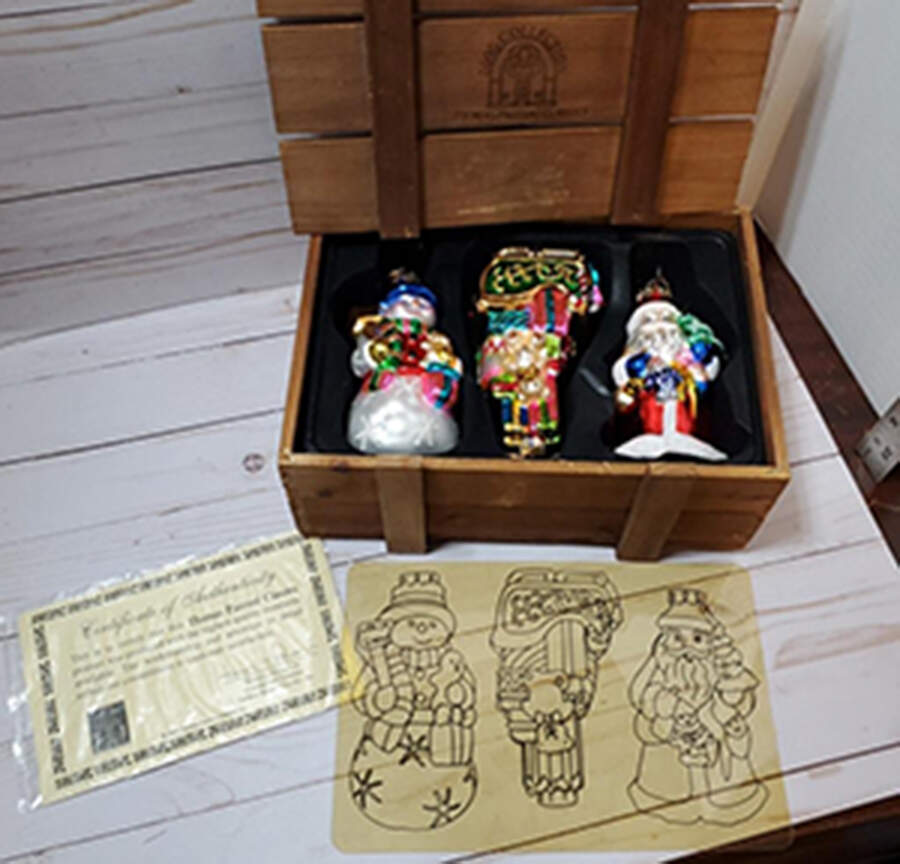 Thomas Pacconi Classics 3 Piece Ornament Set - Boxed by Thomas Pacconi-1