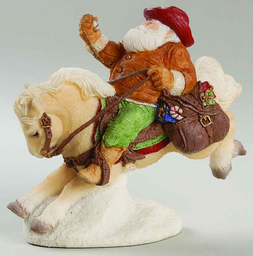 Legend of Santa Claus Runnin Late-Cowboy Santa - Boxed by United Design-1
