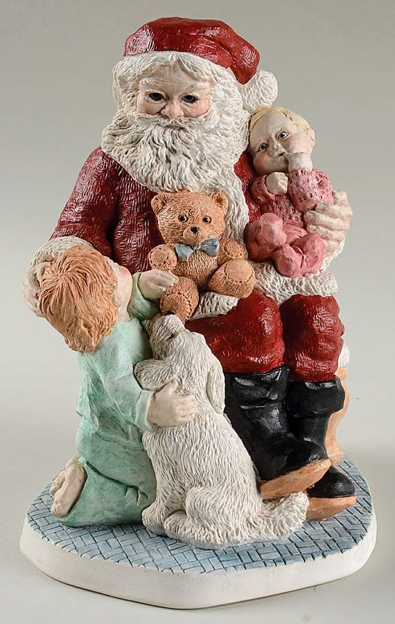 Legend of Santa Claus On Santa's Knee - Boxed by United Design-1