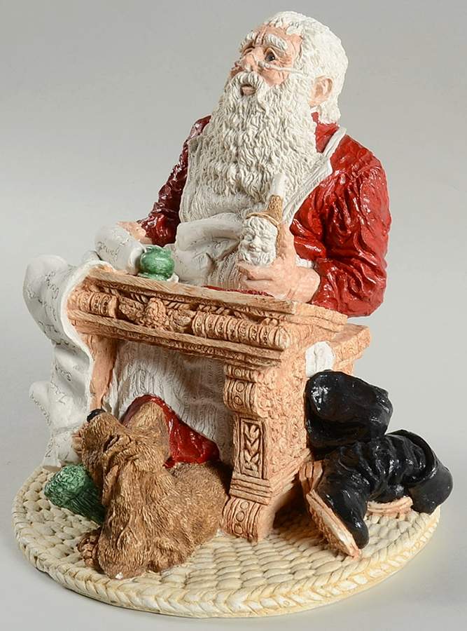 Legend of Santa Claus Checking His List - Boxed by United Design-1