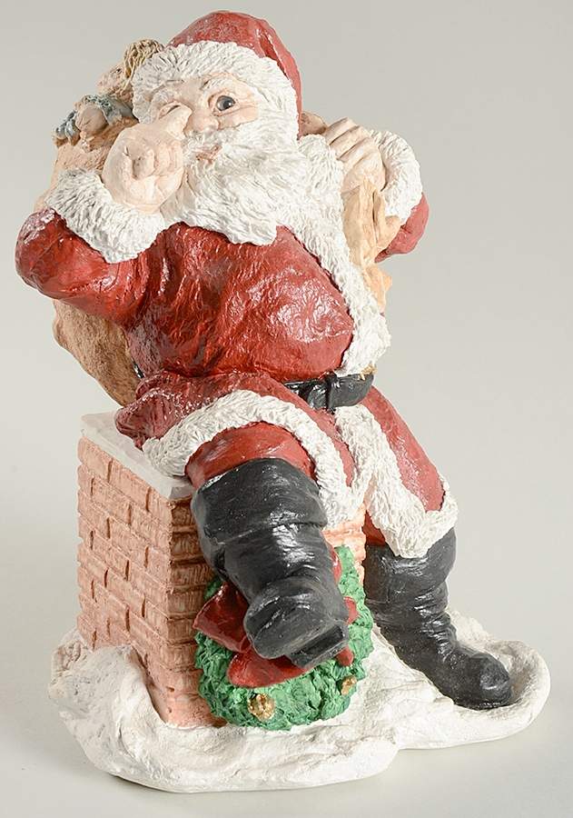 Legend of Santa Claus Rooftop Santa - Boxed by United Design-1