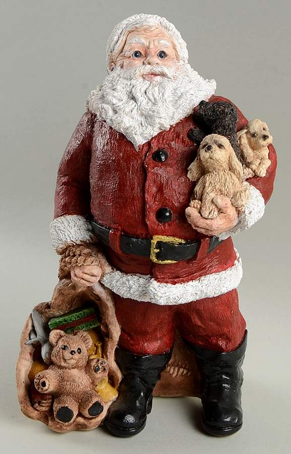 Legend of Santa Claus Santa With Pups - No Box by United Design-1