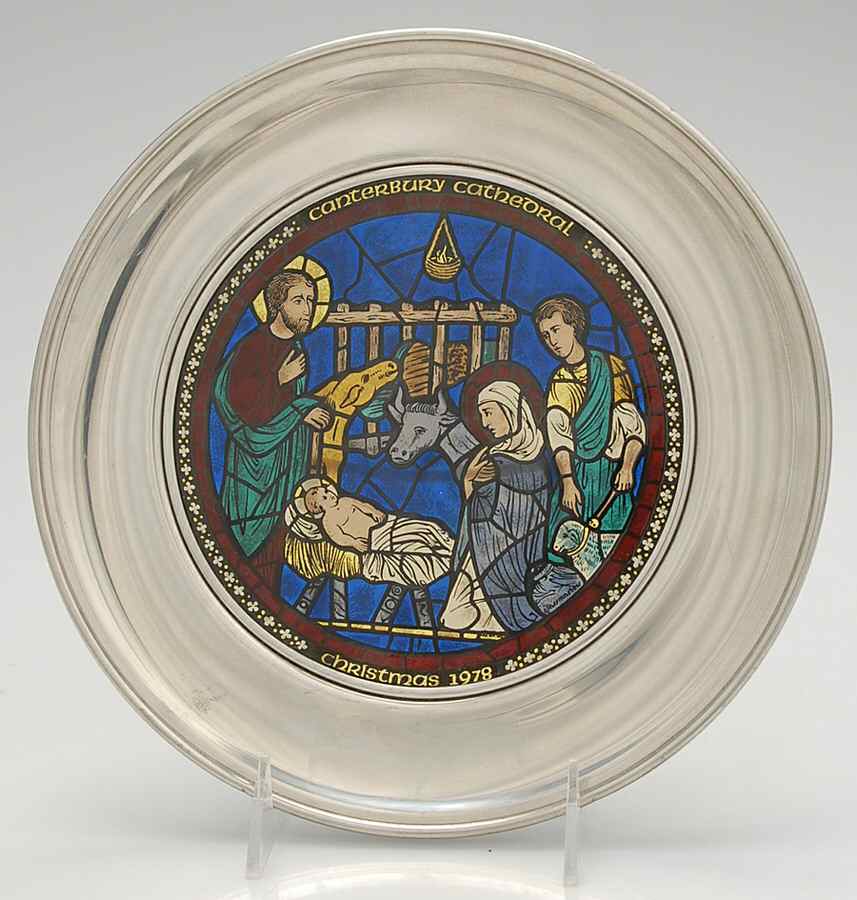 Stained Glass Cathedral Canterbury - No Box by US Historical Society-1