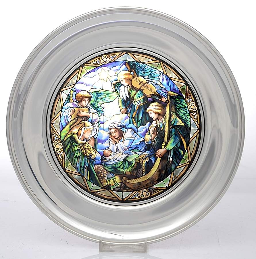 Stained Glass Cathedral Nativity - Boxed by US Historical Society-1