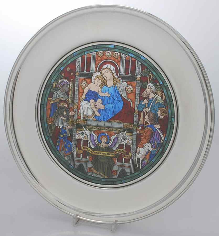 Stained Glass Cathedral Good Tidings Of Great Joy - Boxed by US Historical Society-1
