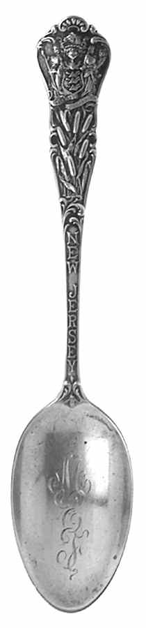 New Jersey Souvenir Spoons New Jersey - No Box by Unknown Mfg Silver-1