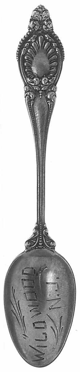 New Jersey Souvenir Spoons Wildwood - No Box by Unknown Mfg Silver-1