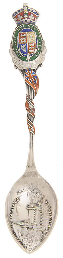 Canada Souvenir Spoon-Sterling Christ Church.Fredericton,N.B. - No Box by Unknown Mfg Silver-1