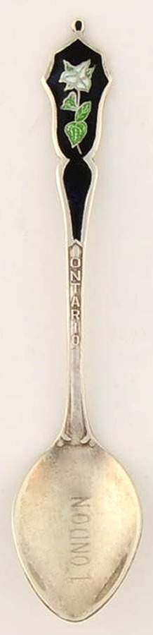 Canada Souvenir Spoon-Sterling Ontario - No Box by Unknown Mfg Silver-1