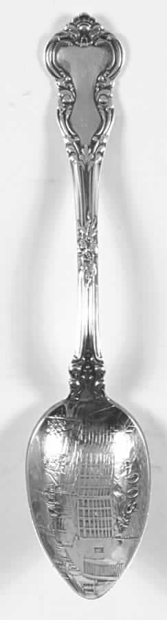 Canada Souvenir Spoon-Sterling Sault Ste Marie-Teaspoon - No Box by Unknown Mfg Silver-1