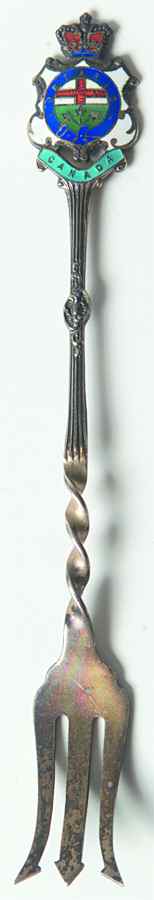 Canada Souvenir Spoon-Sterling Ontario - No Box by Unknown Mfg Silver-1