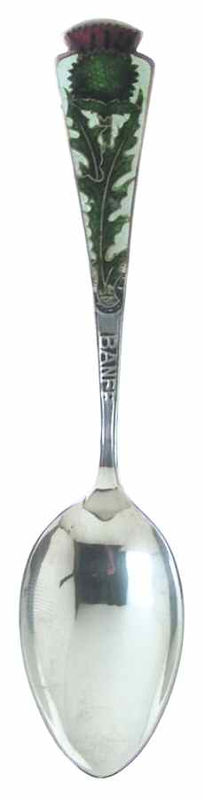 Canada Souvenir Spoon-Sterling Sterling And Enamel - No Box by Unknown Mfg Silver-1