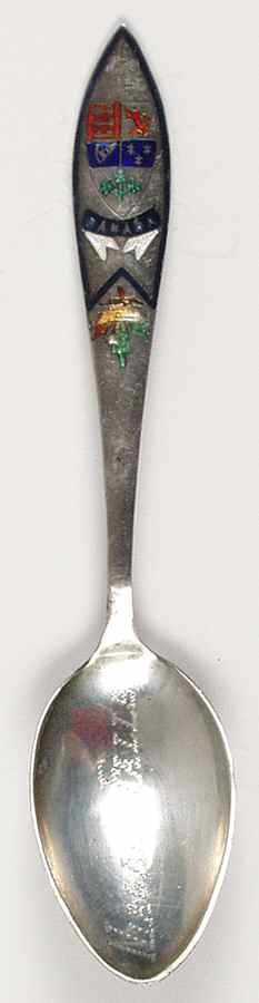 Canada Souvenir Spoon-Sterling Niagra Falls Engraved On Bowl - No Box by Unknown Mfg Silver-1