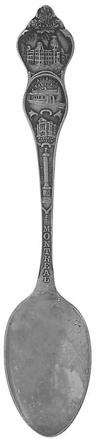 Canada Souvenir Spoon-Sterling Montreal - No Box by Unknown Mfg Silver-1