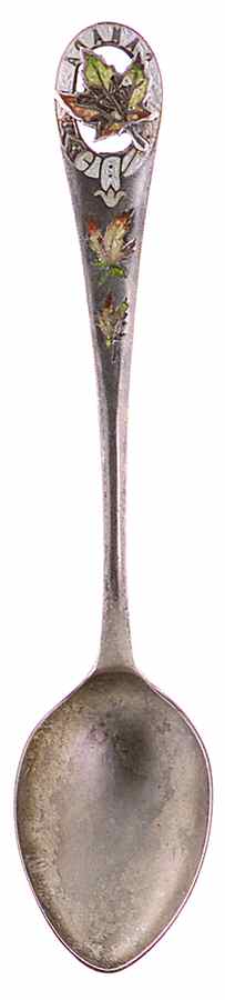 Canada Souvenir Spoon-Sterling Canada - No Box by Unknown Mfg Silver-1