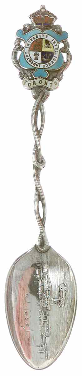 Canada Souvenir Spoon-Sterling Toronto - No Box by Unknown Mfg Silver-1