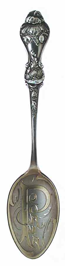 Illinois Souvenir Spoon Peoria Il - No Box by Unknown Mfg Silver-1