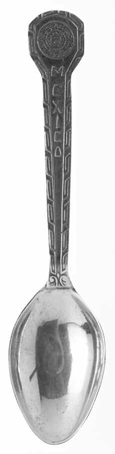 Mexico Souvenir Spoon Mexico - No Box by Unknown Mfg Silver-1
