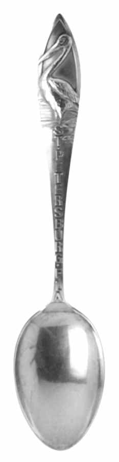 Florida Souvenir Spoon St Petersburg - No Box by Unknown Mfg Silver-1