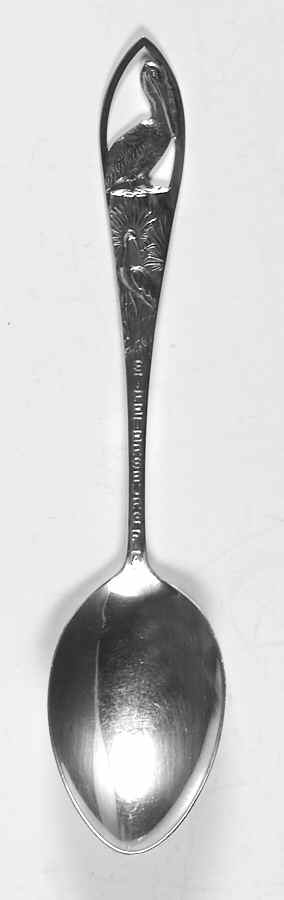 Florida Souvenir Spoon St Petersburg - No Box by Unknown Mfg Silver-1
