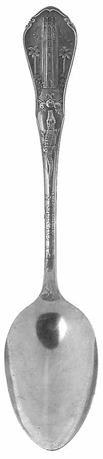 Florida Souvenir Spoon Florida-Silverplate - No Box by Unknown Mfg Silver-1