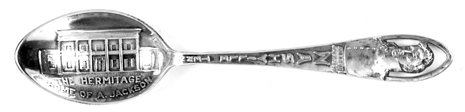 Tennessee Souvenir Spoon Nasheville-Tennessee - No Box by Unknown Mfg Silver-1