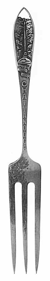 Tennessee Souvenir Spoon Lookout Mtn-Chattanooga - No Box by Unknown Mfg Silver-1