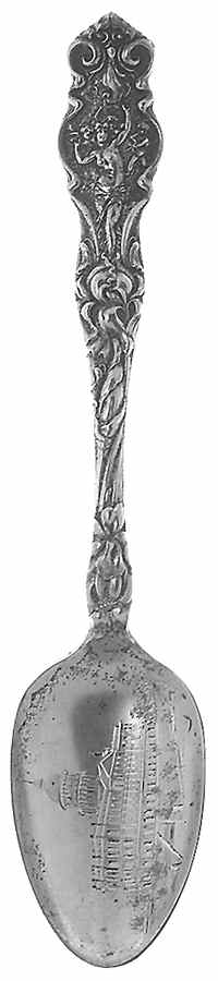 Washington D.C. Souvenir Spoon Capitol Building - No Box by Unknown Mfg Silver-1