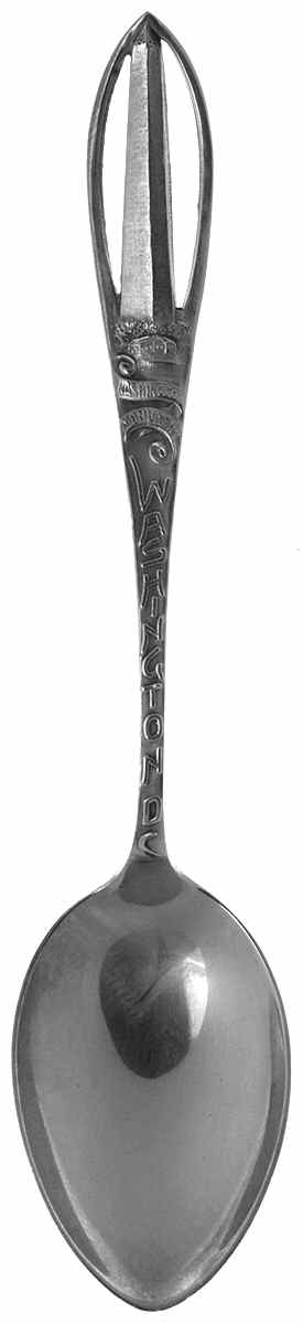 Washington D.C. Souvenir Spoon Washington D.C. - No Box by Unknown Mfg Silver-1