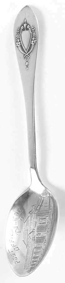Ohio Souvenir Spoon Post Office, Toledo - No Box by Unknown Mfg Silver-1