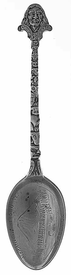 North Carolina Souvenir Spoon Charlotte- May 20, 1775 - No Box by Unknown Mfg Silver-1