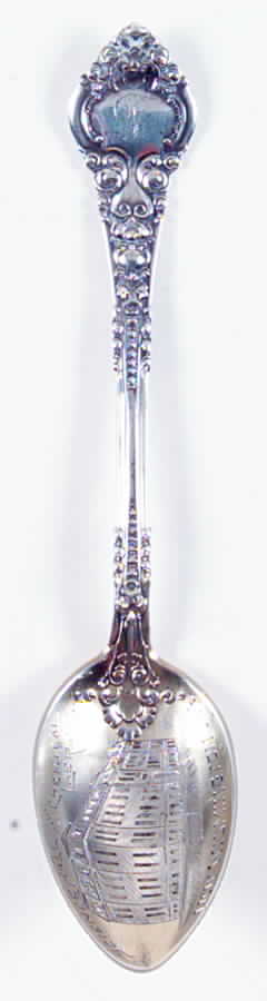Pennsylvania Souvenir Spoon Science Hall And Chemical Labratory, New - No Box by Unknown Mfg Silver-1