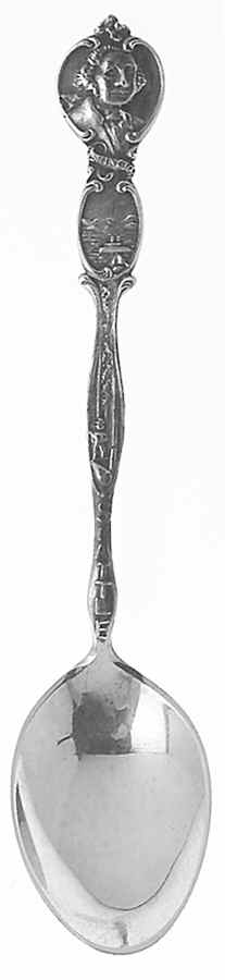 Washington State Souvenir Spoon Seattle - No Box by Unknown Mfg Silver-1