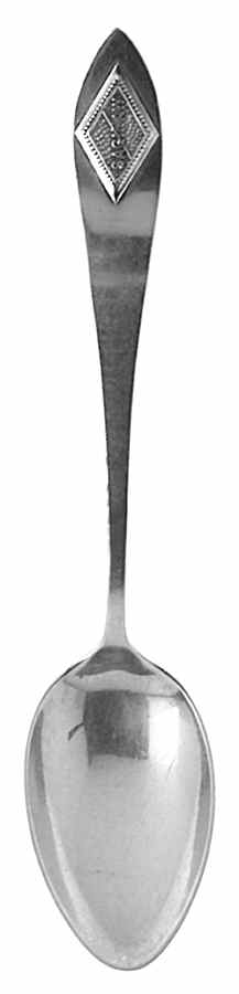 Michigan Souvenir Spoons Saginaw - No Box by Unknown Mfg Silver-1