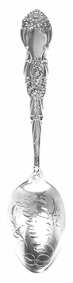 Michigan Souvenir Spoons Escanaba - No Box by Unknown Mfg Silver-1