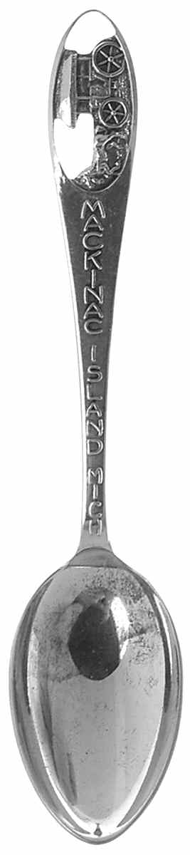 Michigan Souvenir Spoons Mackinac Island - No Box by Unknown Mfg Silver-1