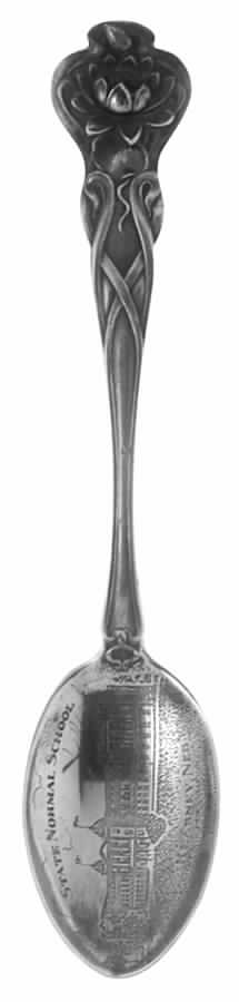 Nebraska Souvenir Spoon State Normal School-Kearney - No Box by Unknown Mfg Silver-1